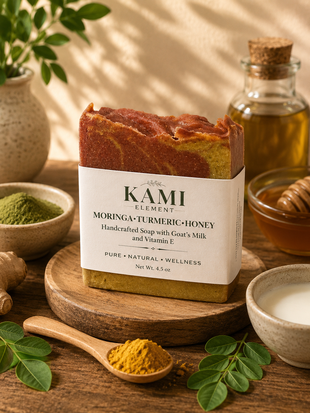 MORINGA GLOW SOAP (with Goat’s Milk)