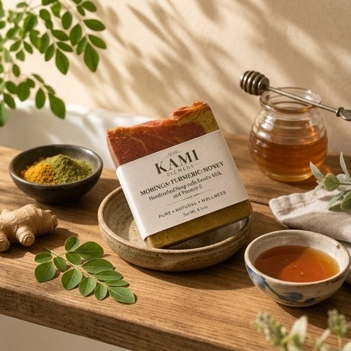 MORINGA GLOW SOAP (with Goat’s Milk)