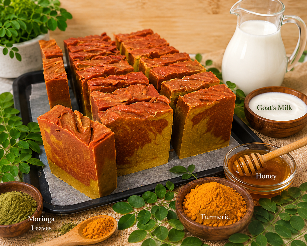 MORINGA GLOW SOAP (with Goat’s Milk)